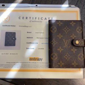 VINTAGE LOUIS VUITTON PM AGENDA